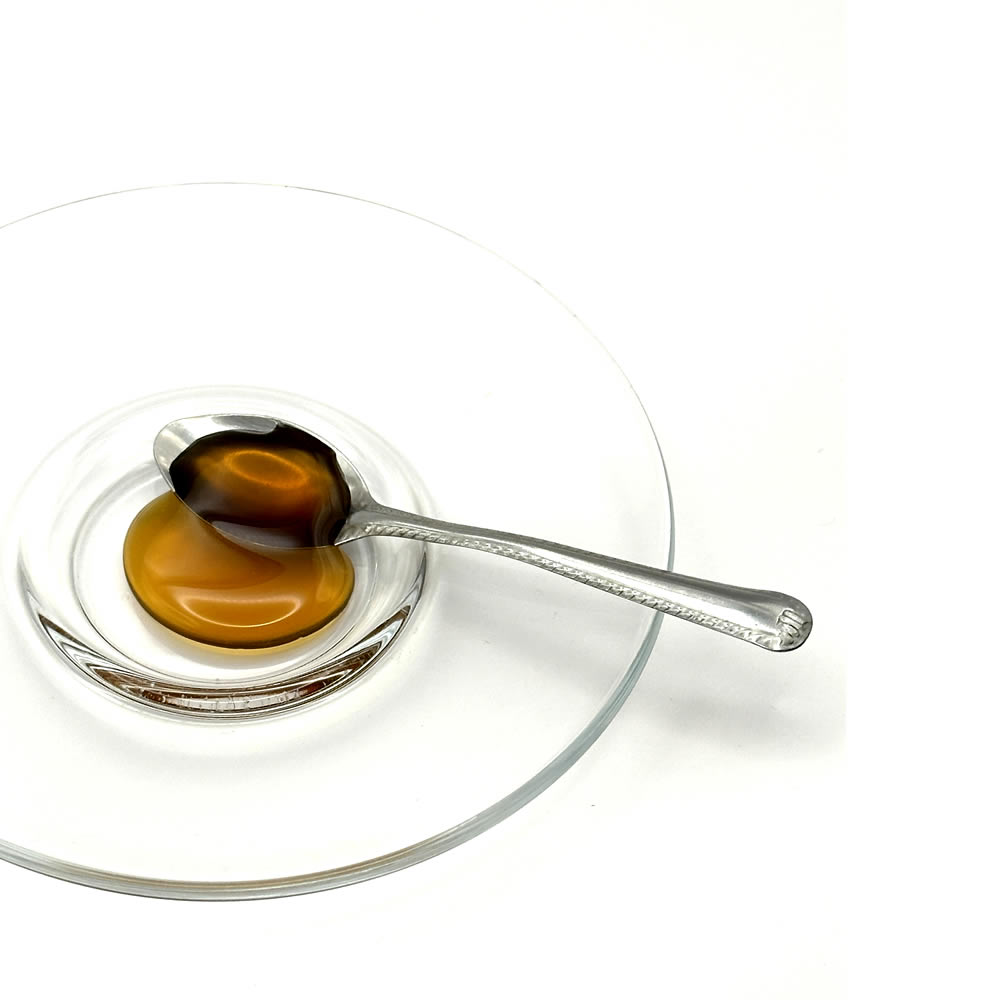 Forest honey from coniferous trees, which is harvested in September and October.