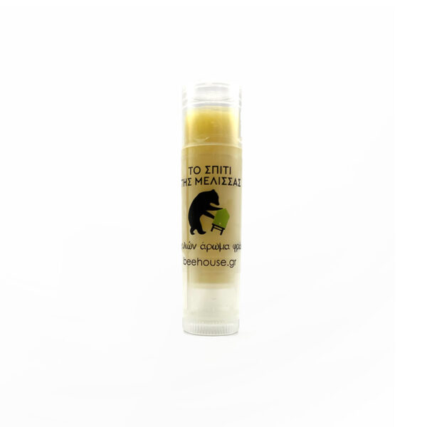 natural wax lipstick with strawberry flavour